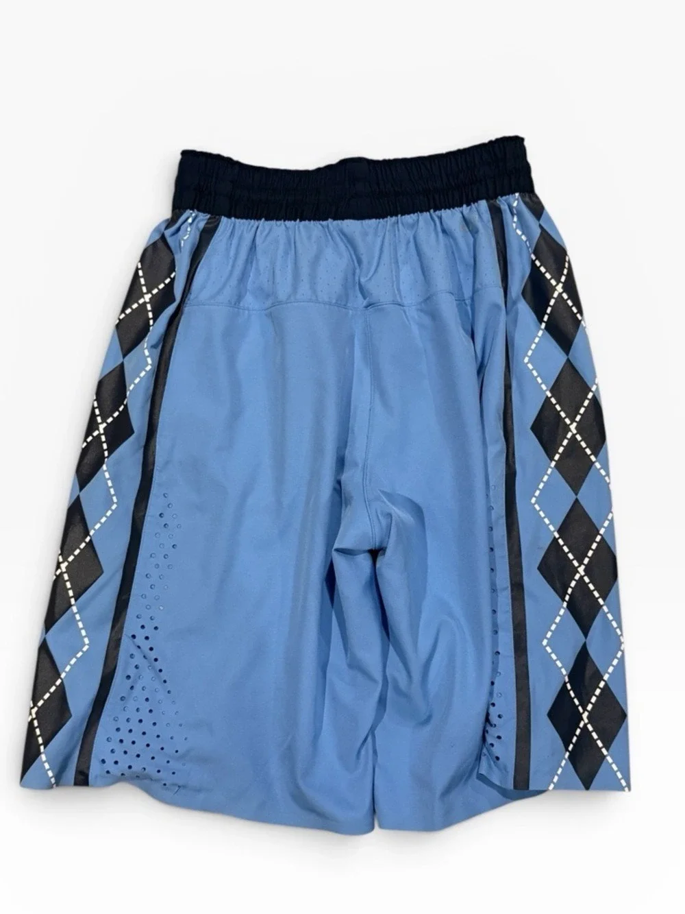 Nike Jordan UNC Tar Heels Argyle Basketball Shorts Men's Large